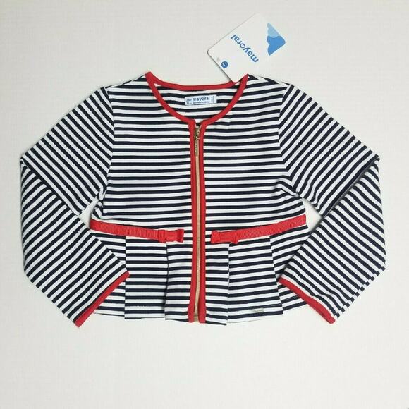 Mayoral Striped Jacket 36m